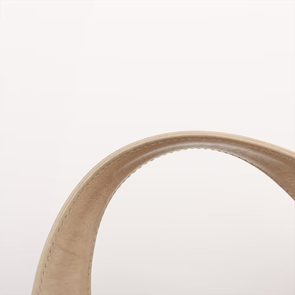 Chanel In The Mix Vintage Calfskin Two-Way Tote Bag Beige