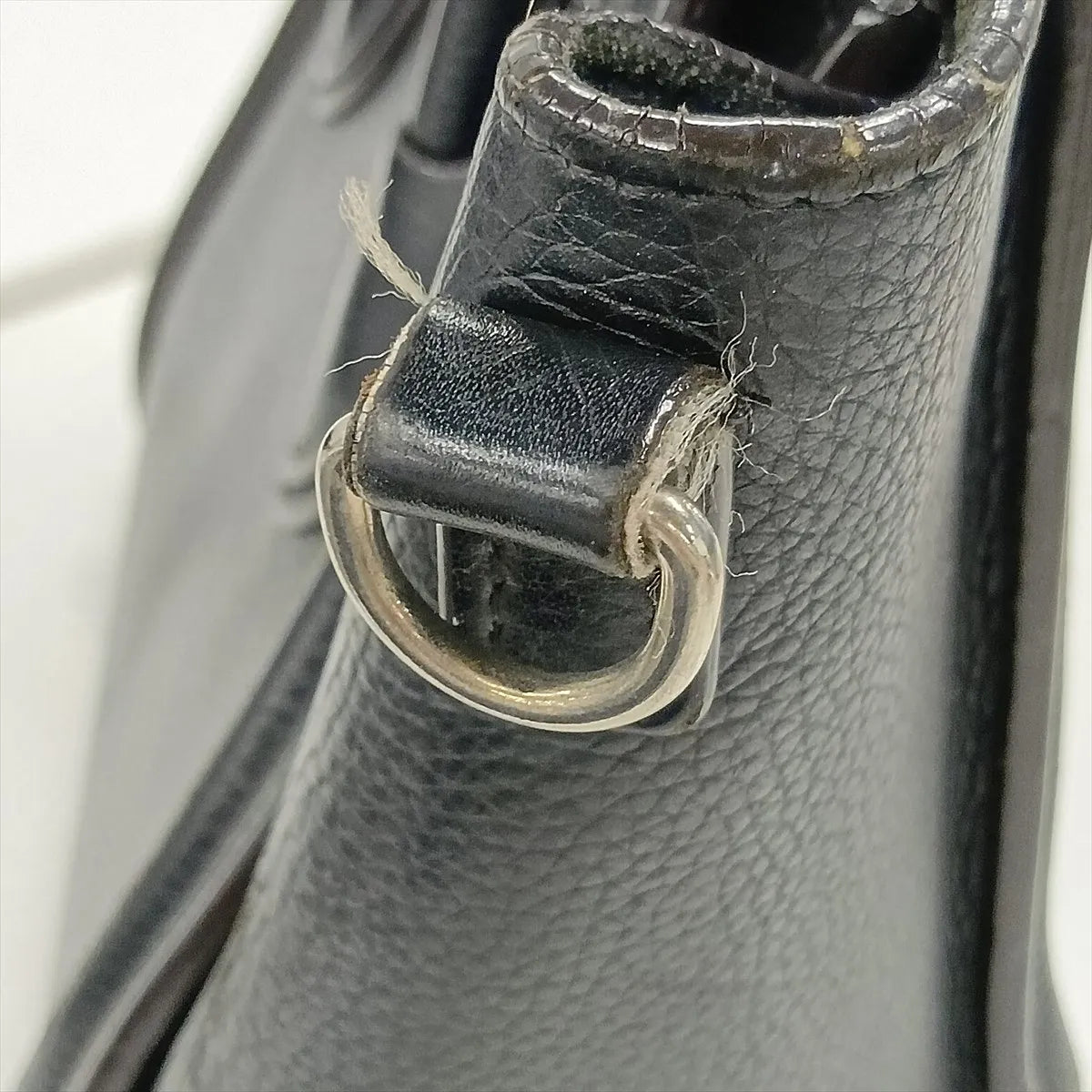 Celine Luggage Nano Shopper Leather Two-Way Handbag Black