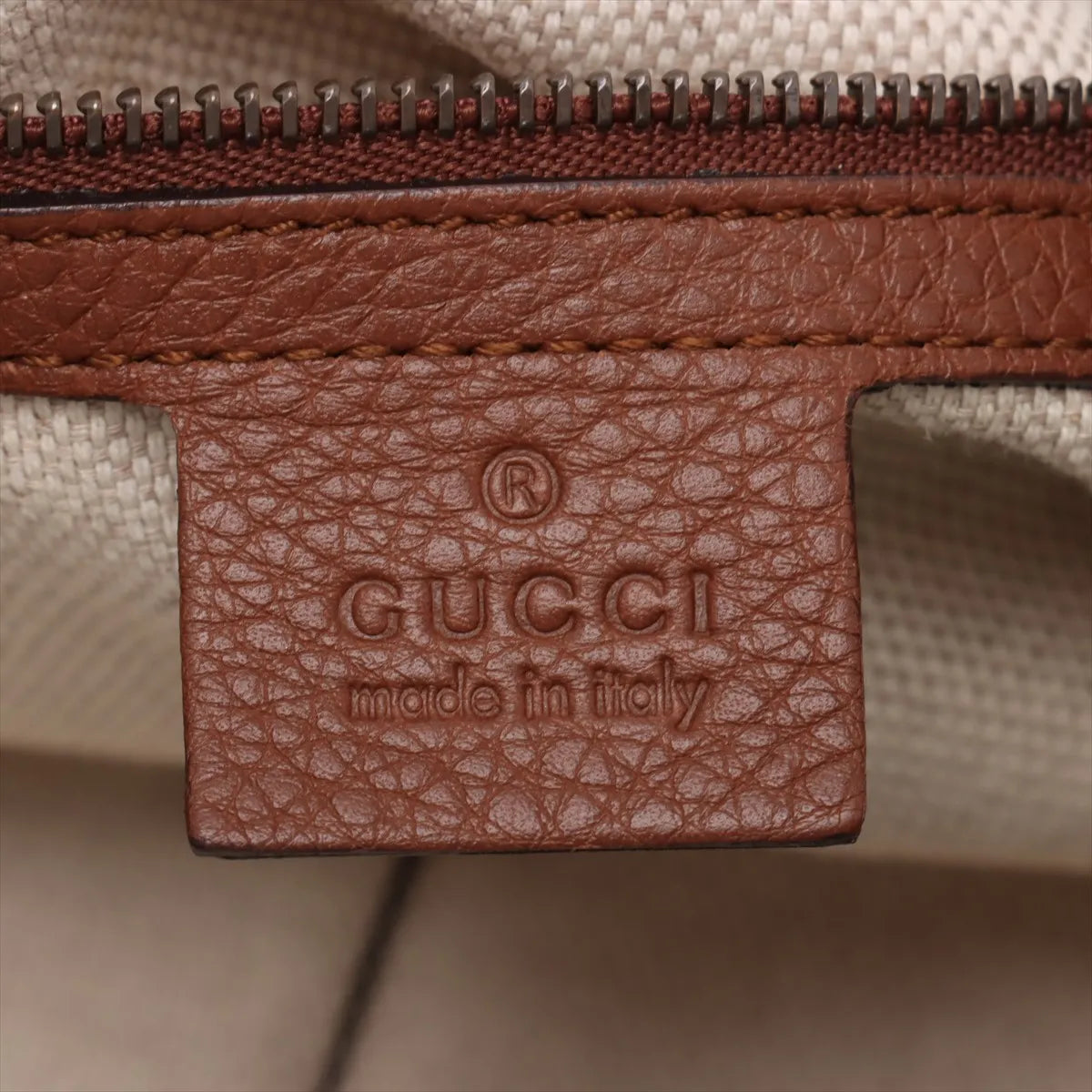 Gucci Soho Denim Chain Tote Bag Blue