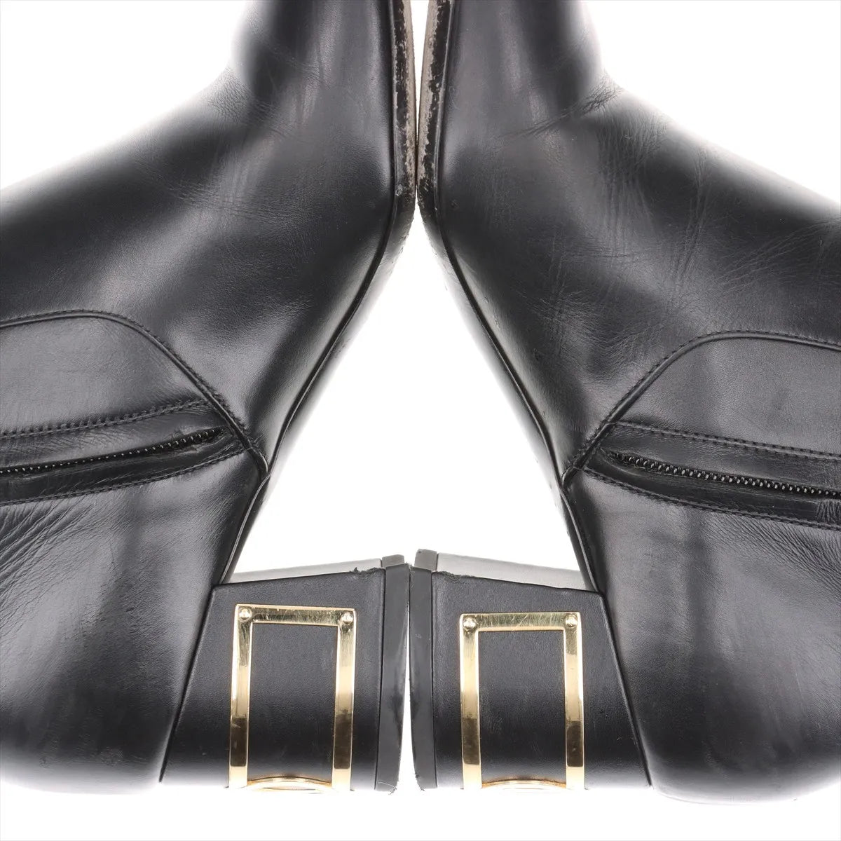 Louis Vuitton Bliss Line Leather Short Boots Black