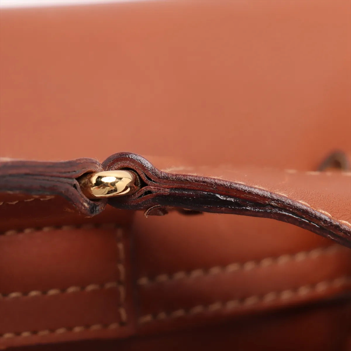 Gucci Bamboo Leather Backpack Brown