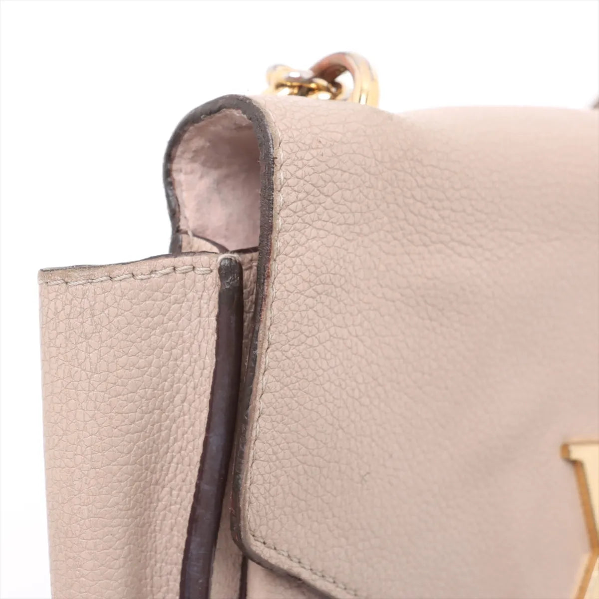 Louis Vuitton Lock Me Chain Shoulder Bag Gray