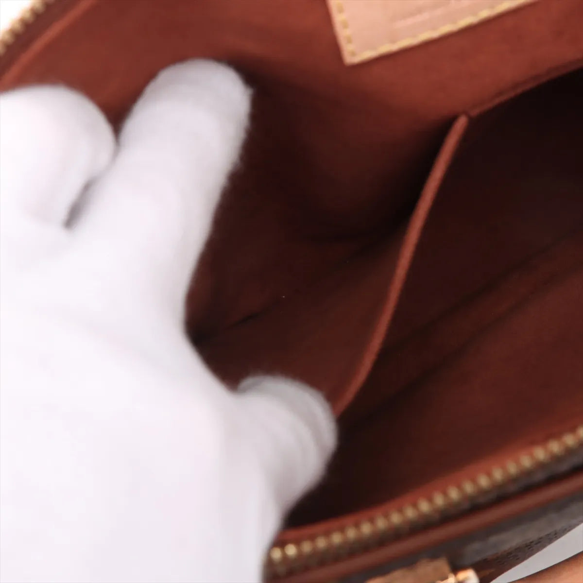 Louis Vuitton Monogram Pallas Handbag Brown