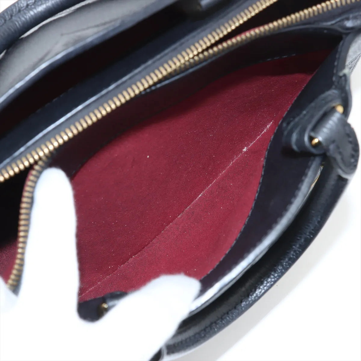 Louis Vuitton Monogram Empreinte Petit Palais PM Black