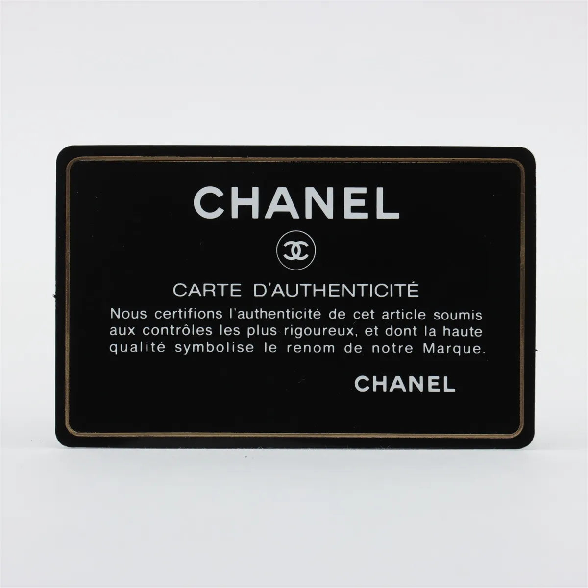 Chanel Vintage Gabrielle Doo Calf Chain Shoulder Bag Navy Blue x Black