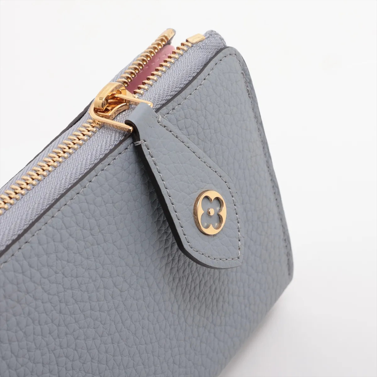 Louis Vuitton Taurillon Zippy Long Wallet Comet Blue Marine x Pink