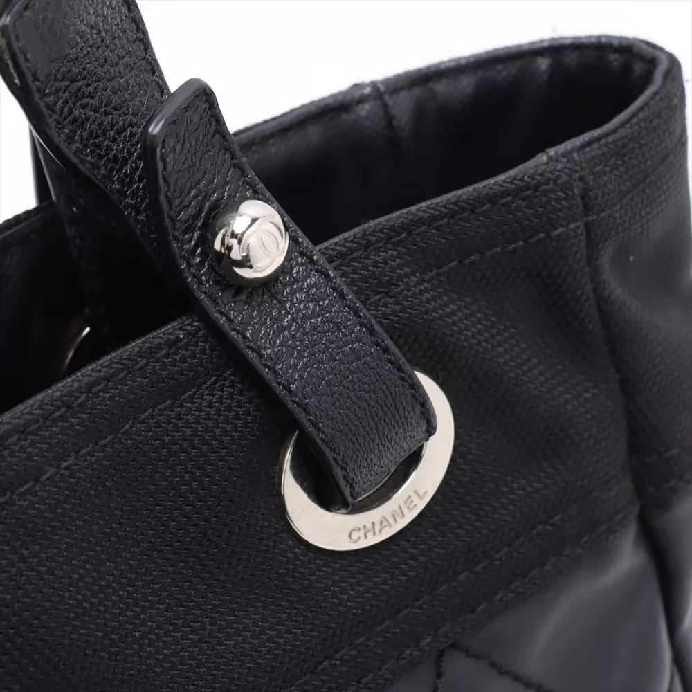 Chanel Matelasse Paris Biarritz PM Black