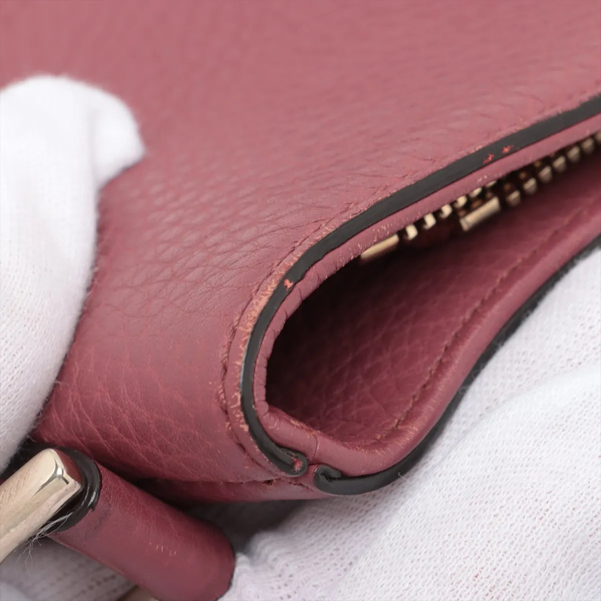 Gucci Bamboo Tassel Leather Two-Way Handbag Pink