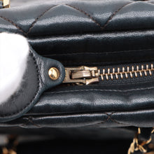 Load image into Gallery viewer, Chanel Matelasse Lambskin Leather Chain Shoulder Bag Black