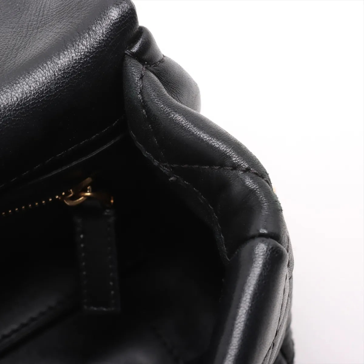 Valentino Garavani Roman Stud Leather Two-Way Chain Shoulder Bag Black