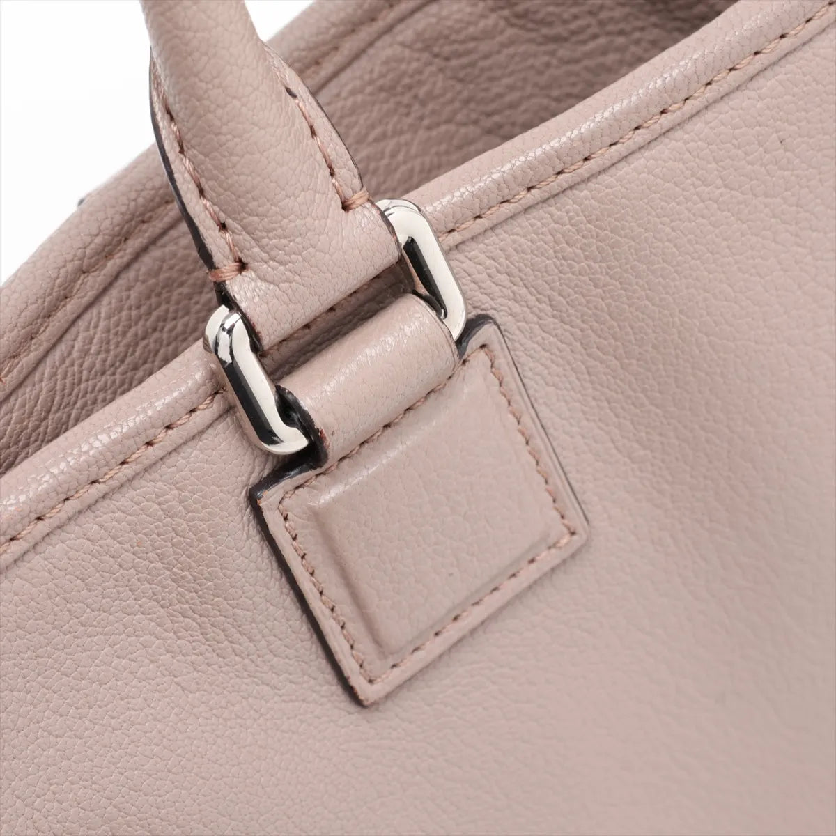 Loewe Amazona 28 Leather Handbag Beige