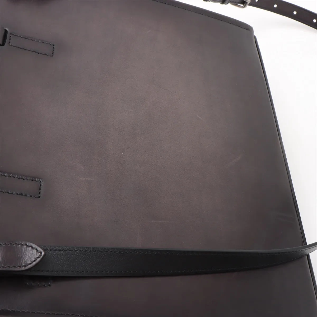 Berluti Luti 38 Leather Two-Way Tote Bag Brown