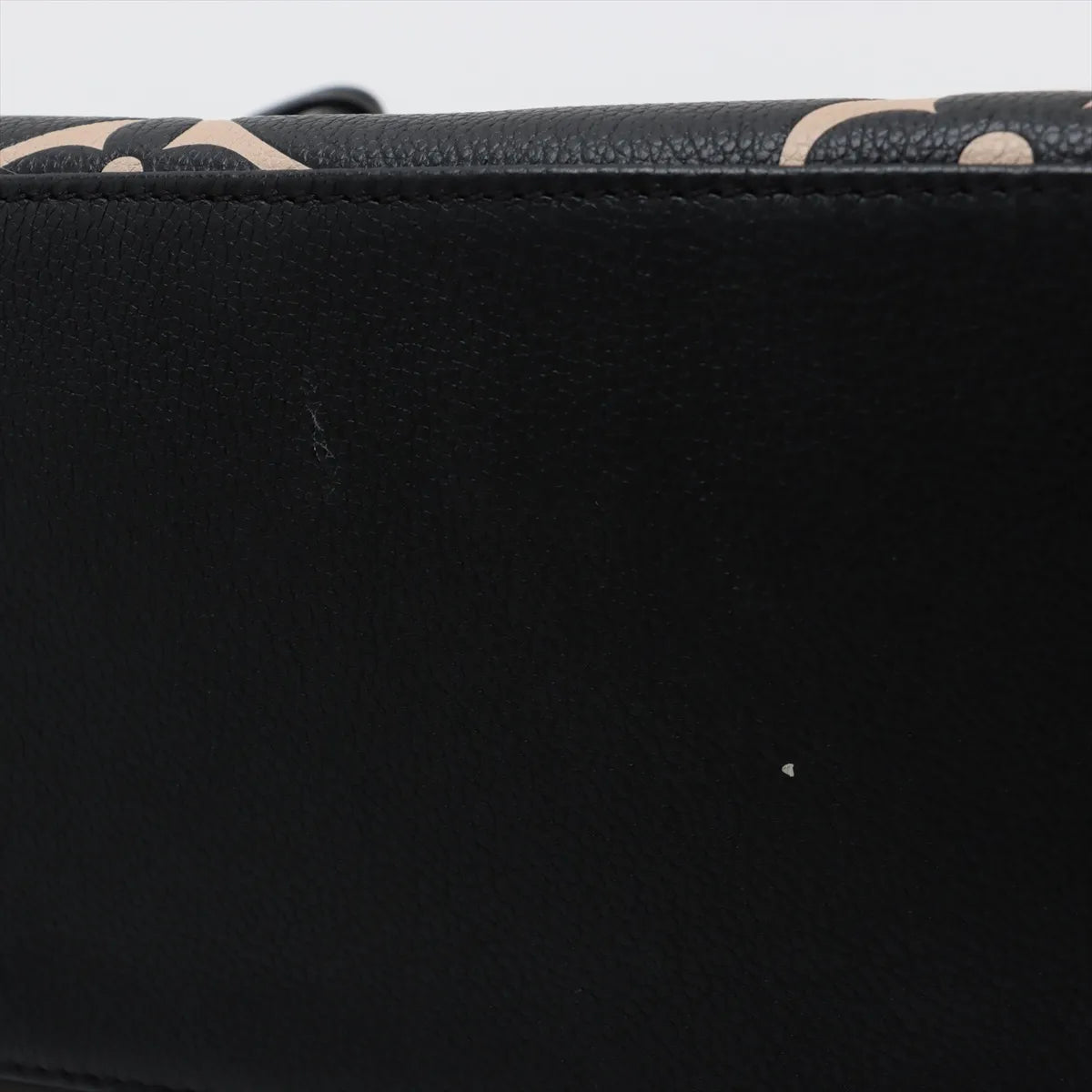 Louis Vuitton Monogram Empreinte Bicolor Petit Palais PM Black x Beige