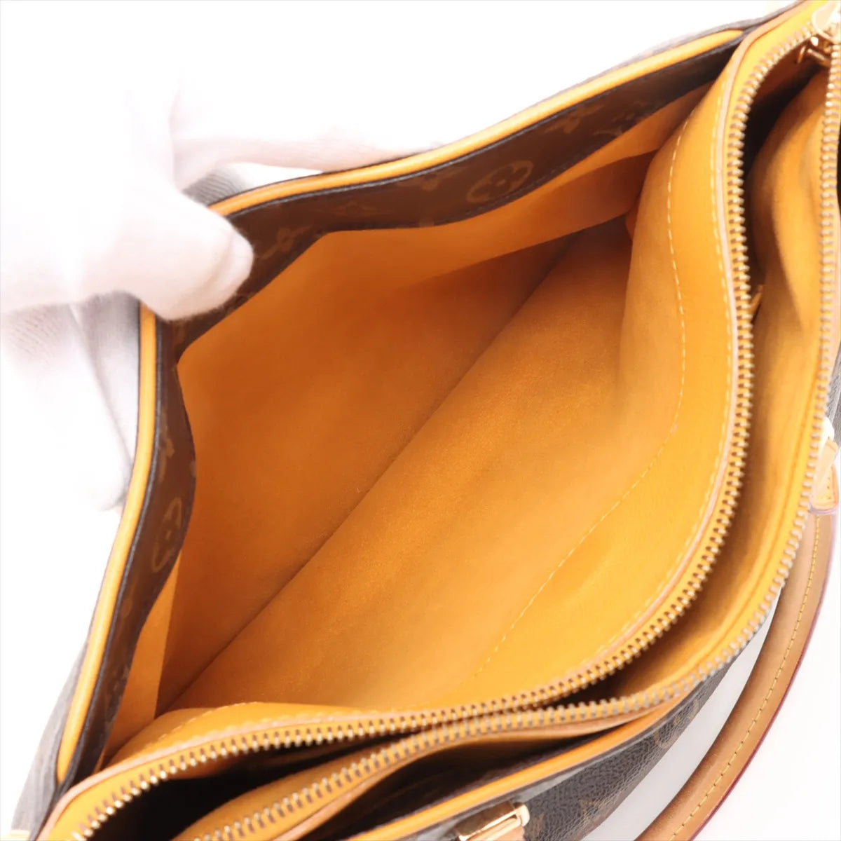 Louis Vuitton Monogram Pallas Shoulder Bag Beige