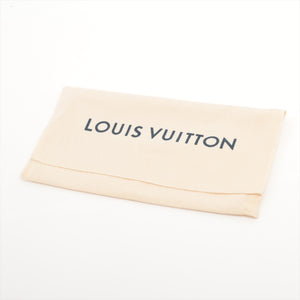 Second Hand Louis Vuitton Black Multicolor Zippy Wallet