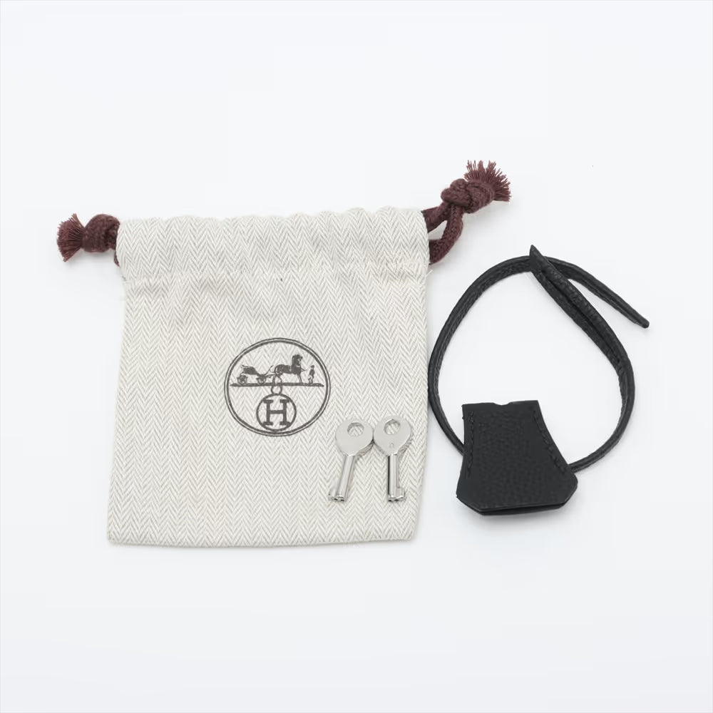 Hermès Sac A Depeche Light 36 Togo Black