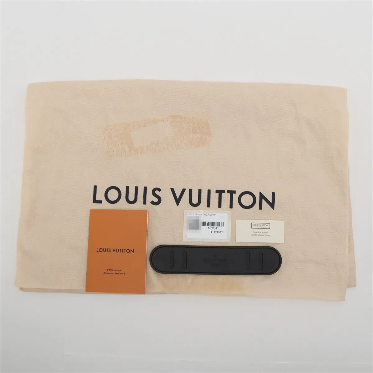 Louis Vuitton Rainbow Taiga Soft Trunk Shoulder Bag Black