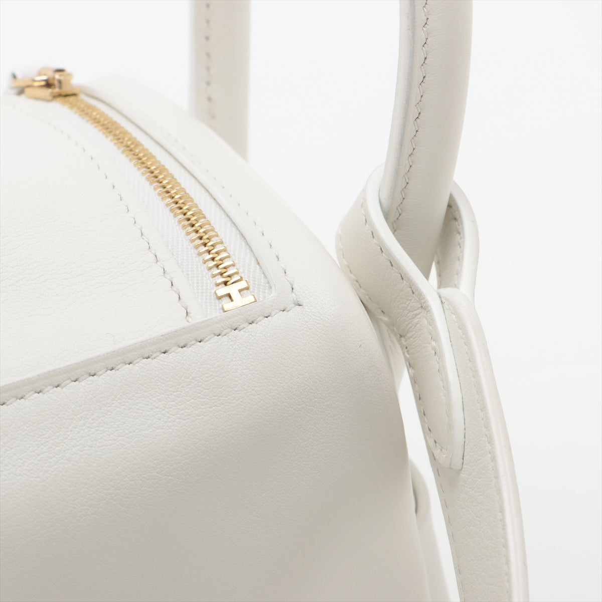 Hermes Lindy Mini 20 Veau Swift Shoulder Bag New White * PREORDER *
