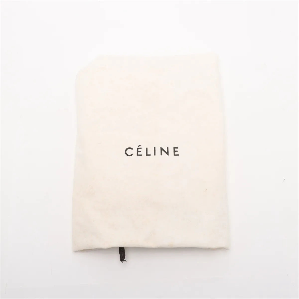 Celine Luggage Mini Shopper Leather Handbag Navy x Brown