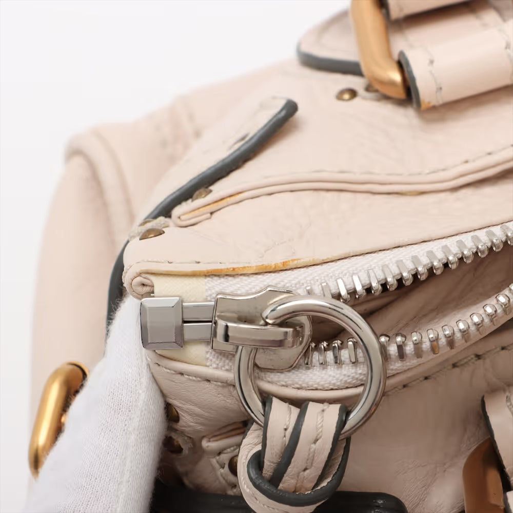 Chloe Paddington Leather Handbag Ivory