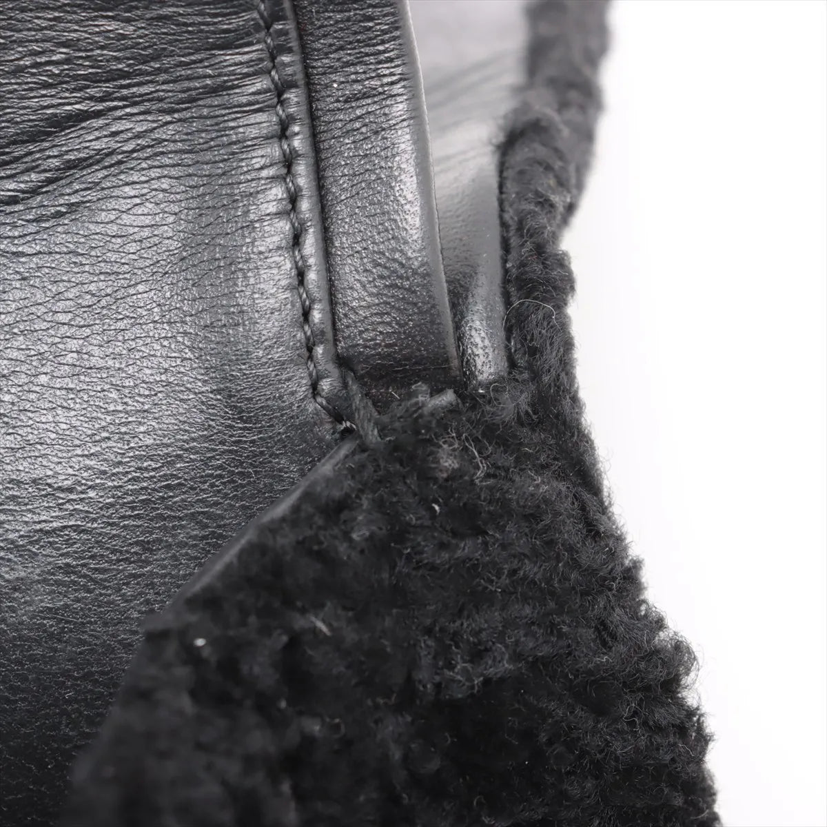 Chanel 2.55 Velour Double Flap Double Chain Bag Black