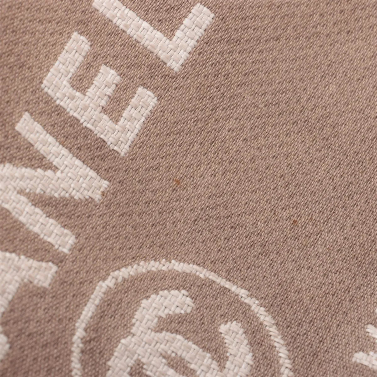 Chanel Deauville MM Canvas Leather Chain Tote Bag Beige