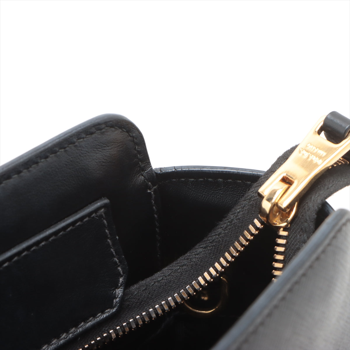 Prada Saffiano Leather Two-Way Shoulder Bag Black * PREORDER *