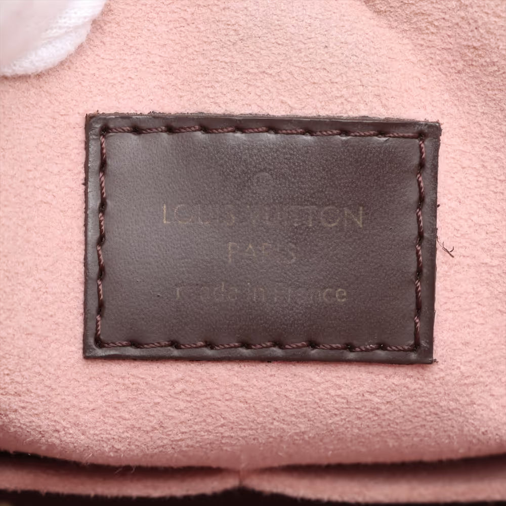 Louis Vuitton Damier Ebene Normandy Brown x Old Rose