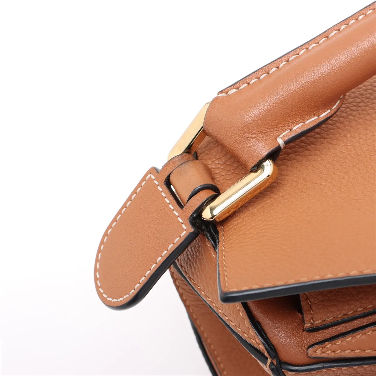 Loewe Puzzle Leather Two-Way Shoulder Bag Brown