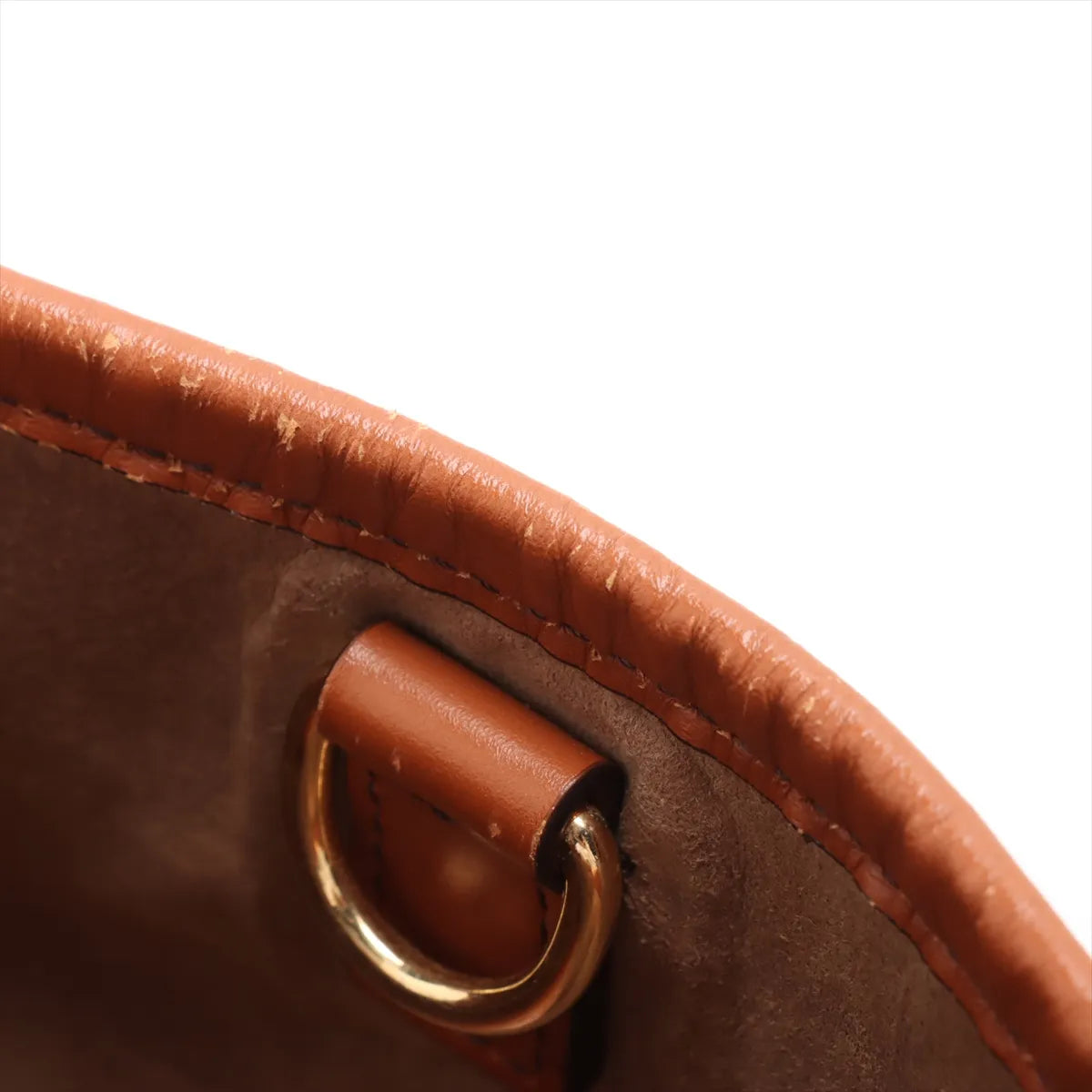 Fendi Sunshine Leather Tote Bag Brown