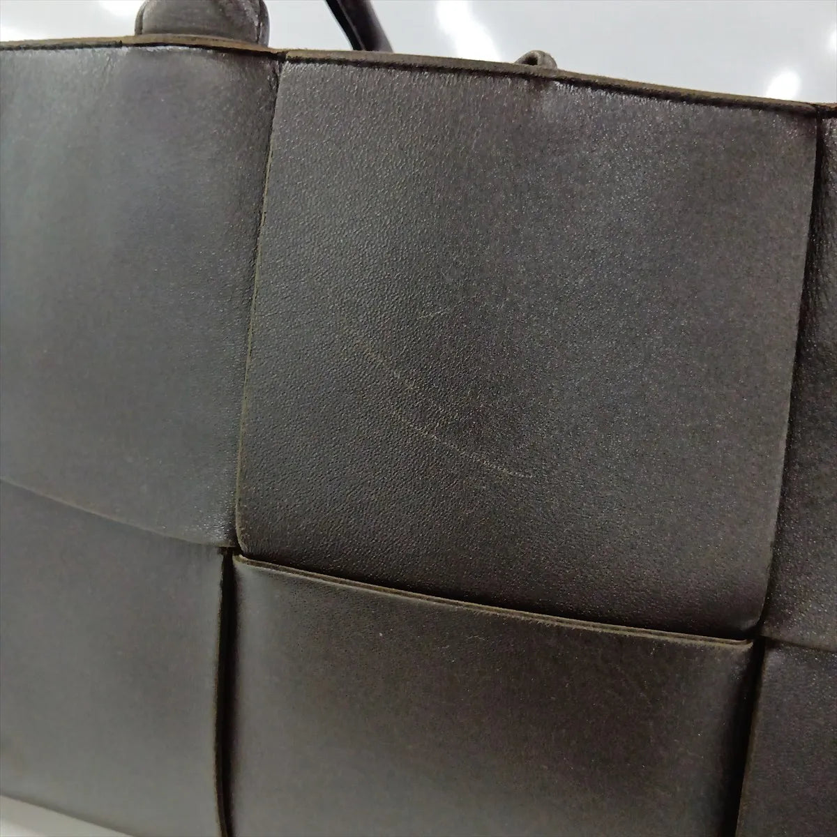 Bottega Veneta Maxi Intrecciato The Arco Tote Bag Brown