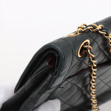 Load image into Gallery viewer, Best Premium Chanel Matelasse Lambskin Paris Double Flap Double Chain Bag Black