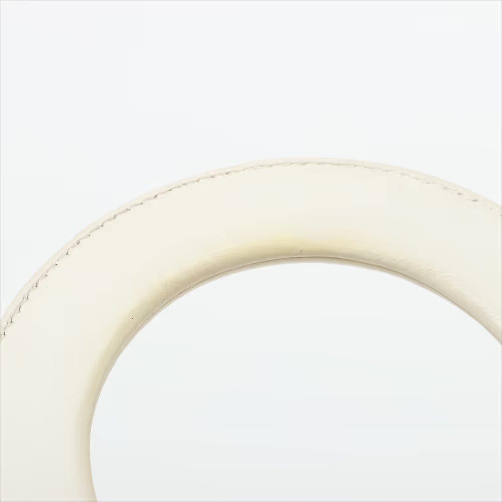 Christian Dior Cannage My Lady Dior Leather Two-Way Handbag White