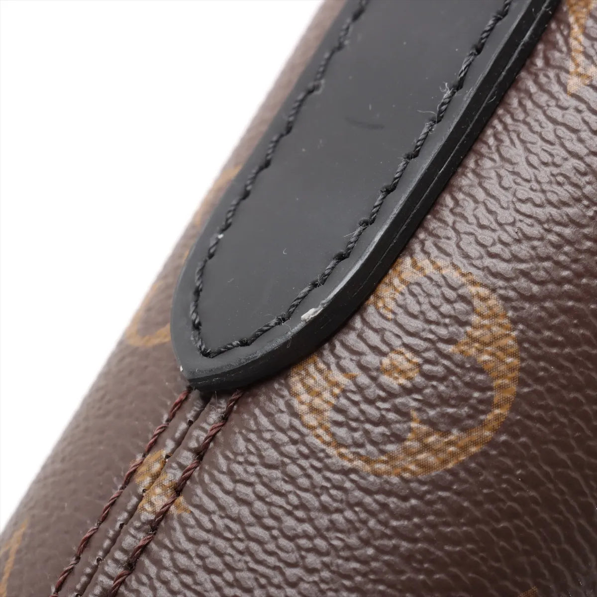 Louis Vuitton Monogram Macassar Porte Documents Jour NM Brown x Black
