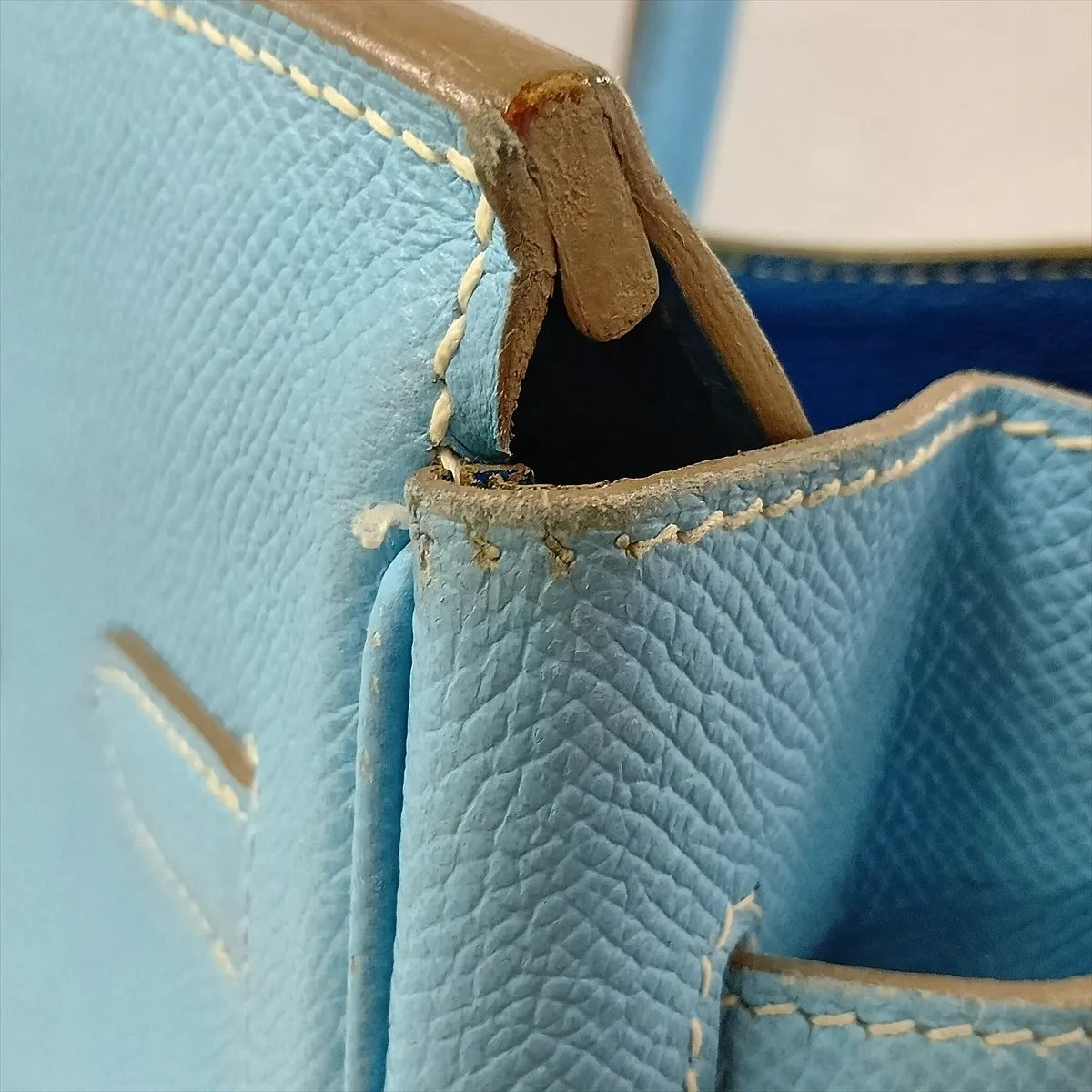 Hermes Candy Birkin 35 Veau Epsom Celeste x Mykonos