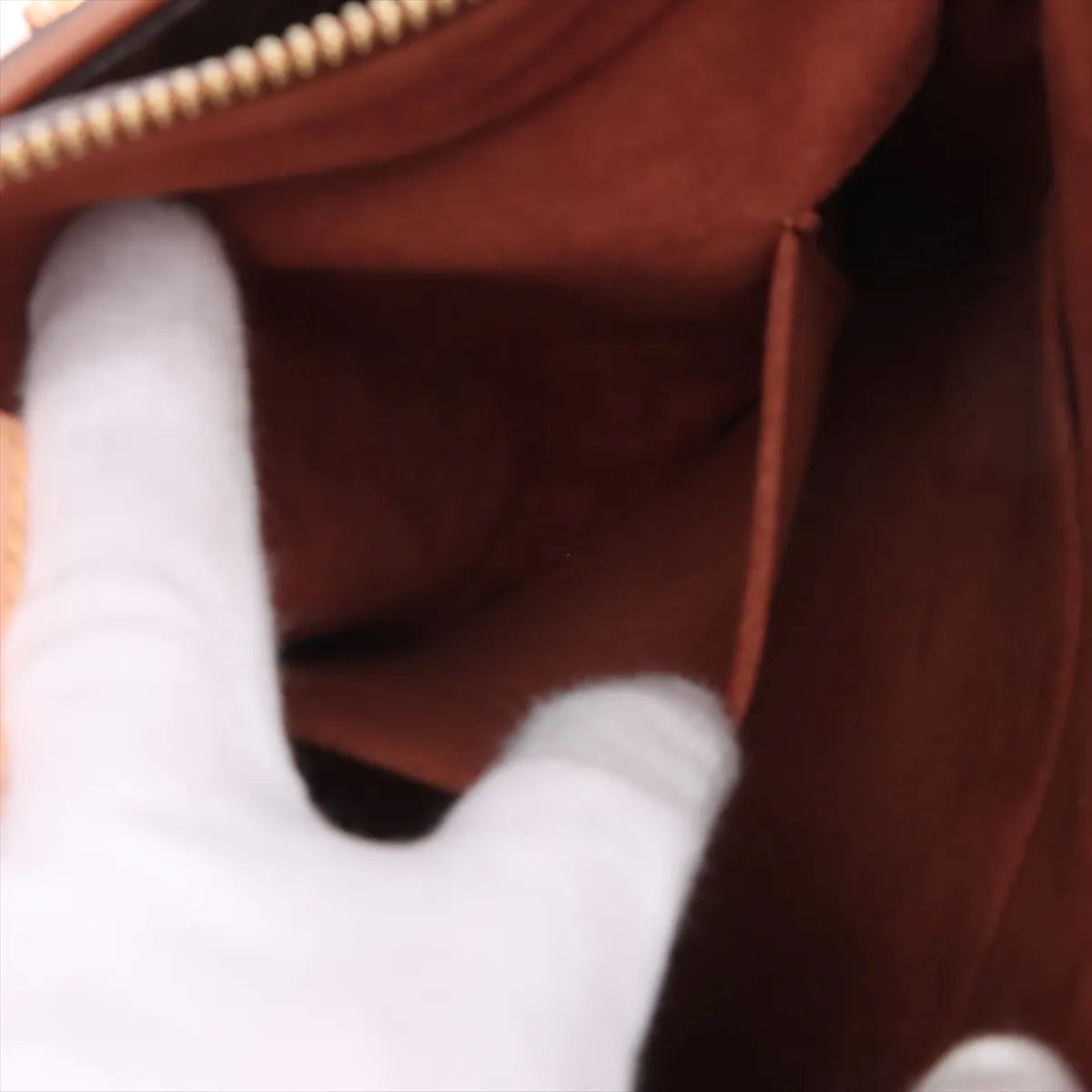 Louis Vuitton Monogram Pallas Handbag Brown