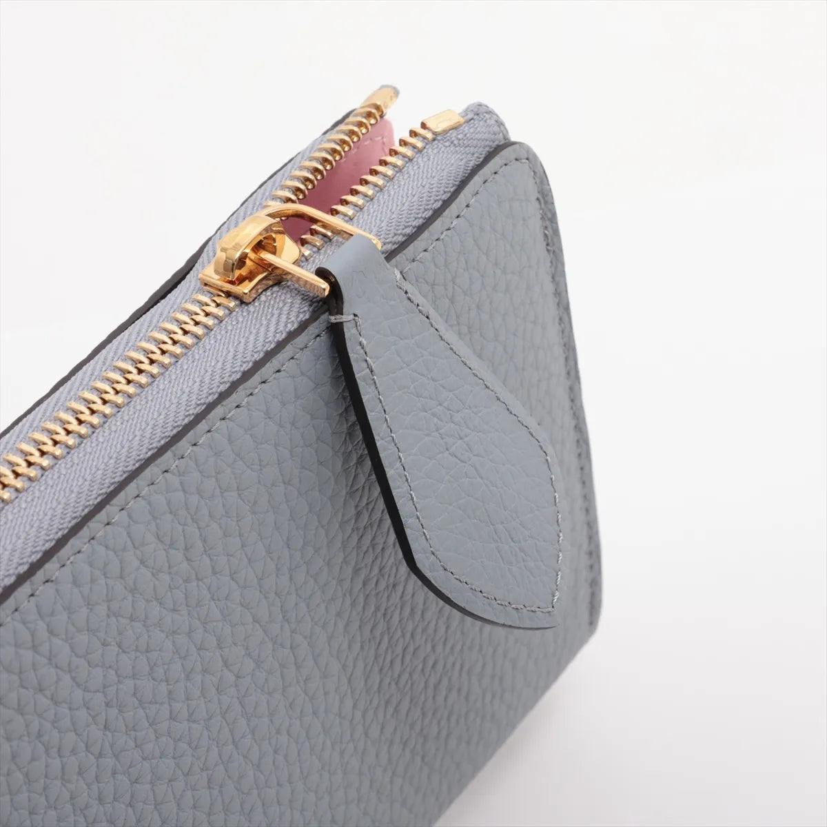 Louis Vuitton Taurillon Zippy Long Wallet Comet Blue Marine x Pink