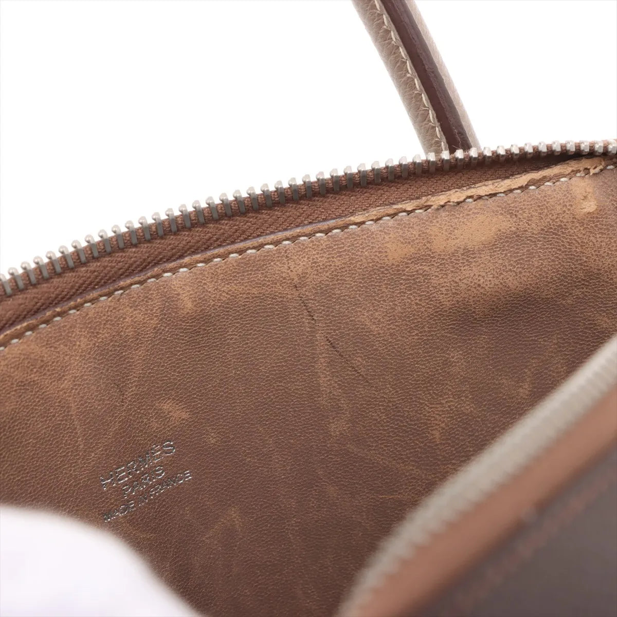 Hermes Bolide 31 Veau Epsom Etoupes x Ebene