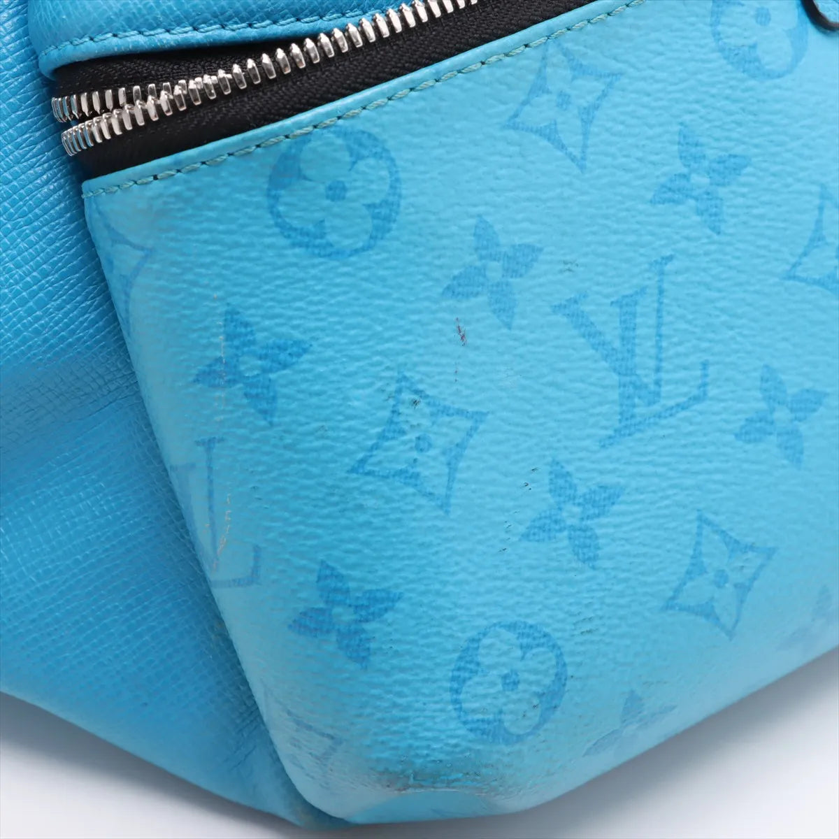 Louis Vuitton Monogram Taigarama Discovery Backpack Light Blue