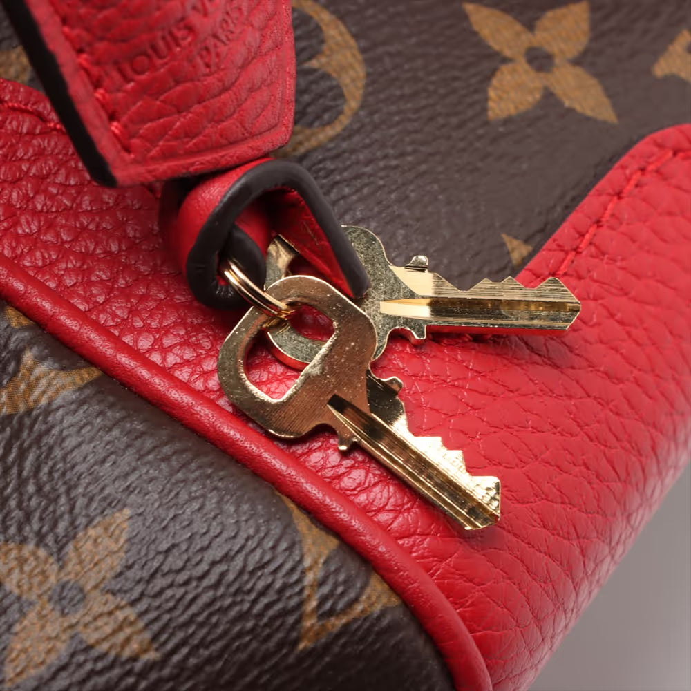 Louis Vuitton Monogram Estrela Brown x Red