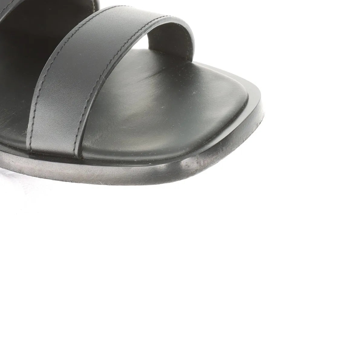 Hermès Constance Leather Sandal Black