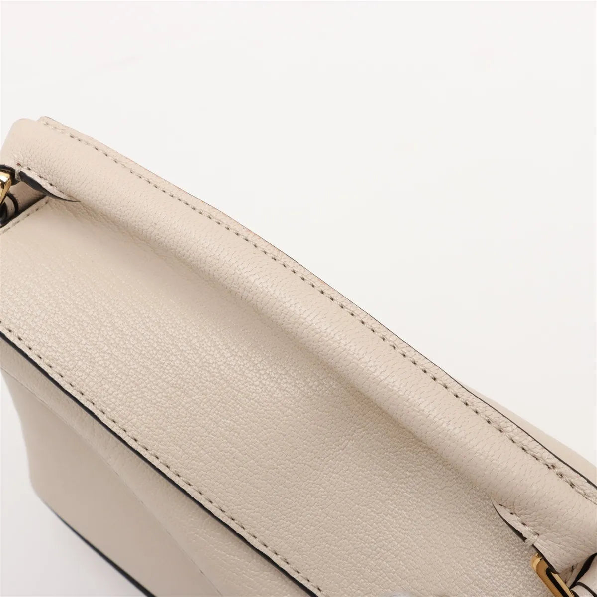 Loewe Mini Puzzle Bag Leather Shoulder Bag Beige