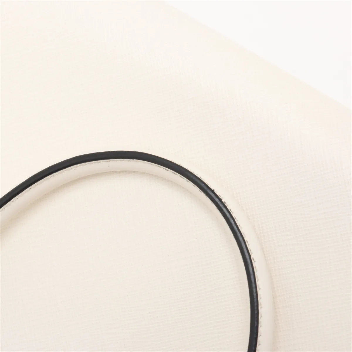 Prada Saffiano Leather Two-Way Handbag White