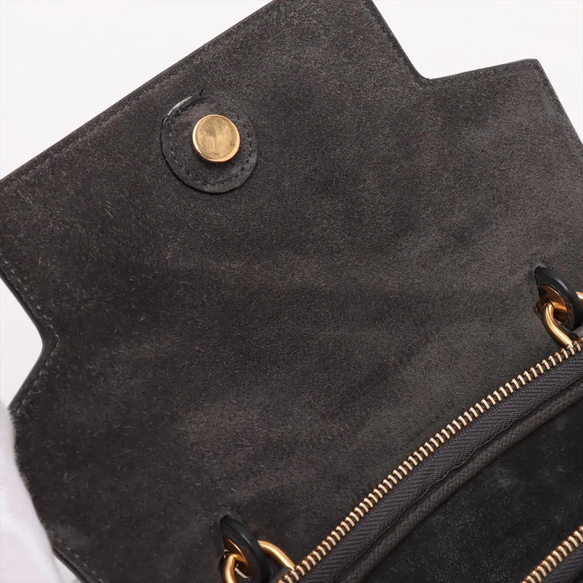 Celine Belt Micro Leather Two-Way Shoulder Bag Gray