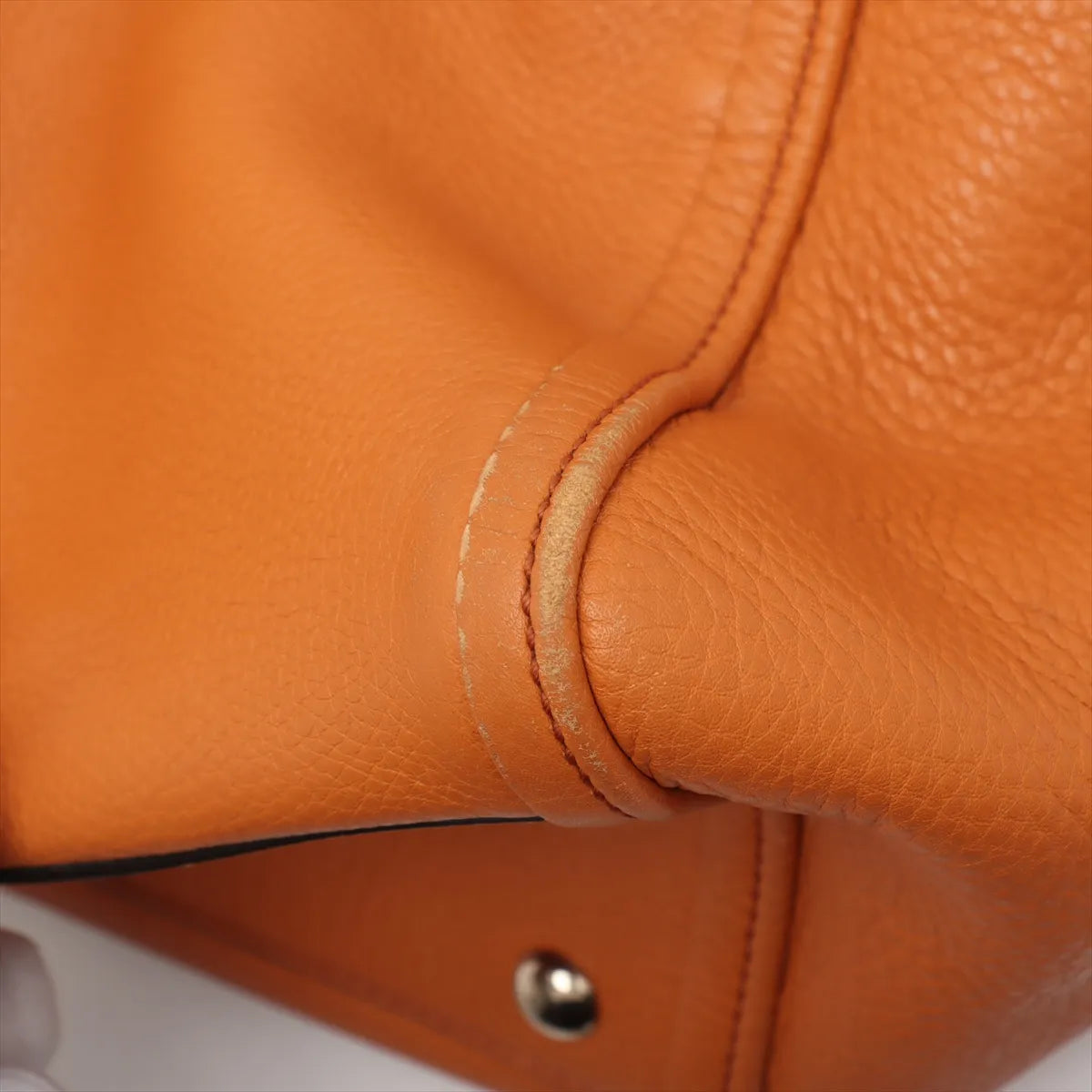 Gucci Soho Leather Tote Handbag Rust