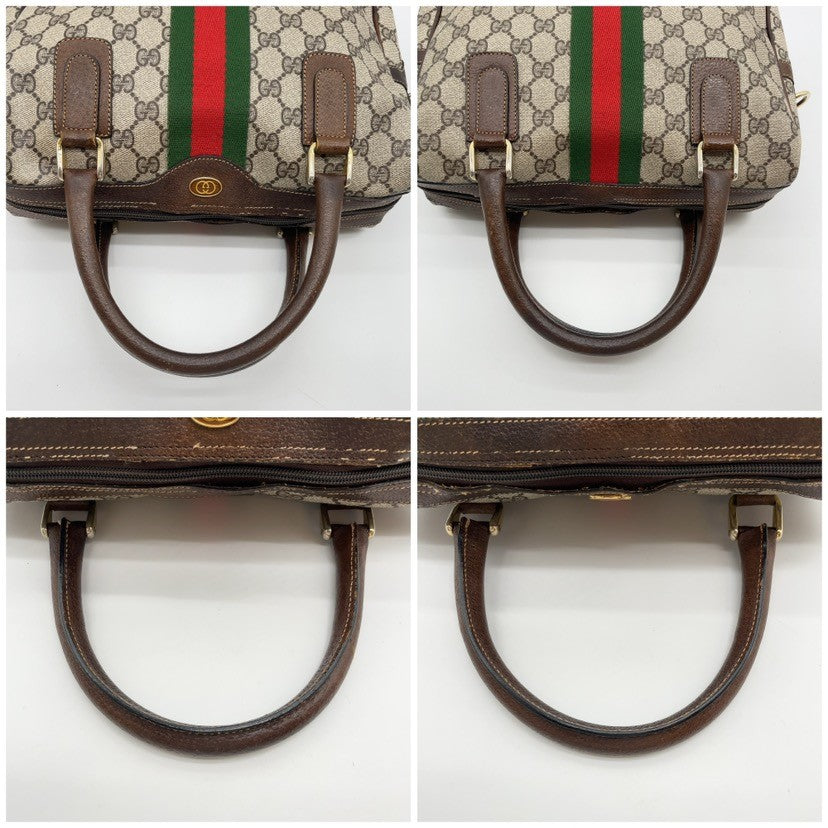 Gucci GG Supreme Leather Brown Two-Way Bag