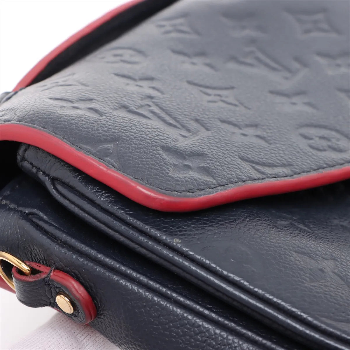 Louis Vuitton Monogram Empreinte Metis MM Marine Rouge