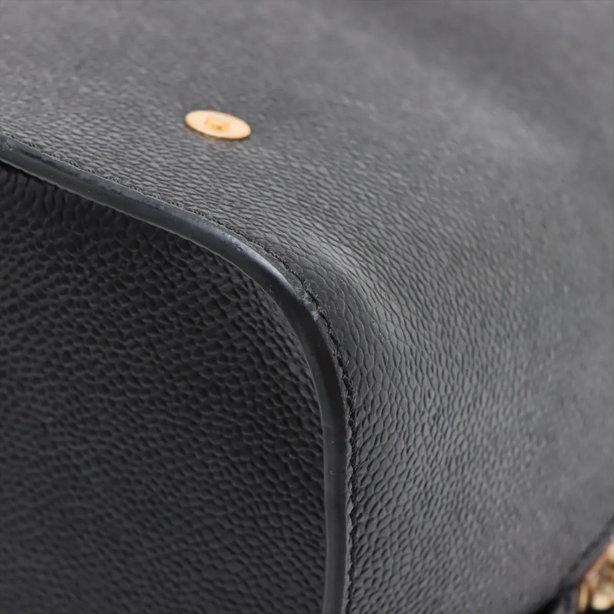 Thom Browne Leather Tote Bag Brown