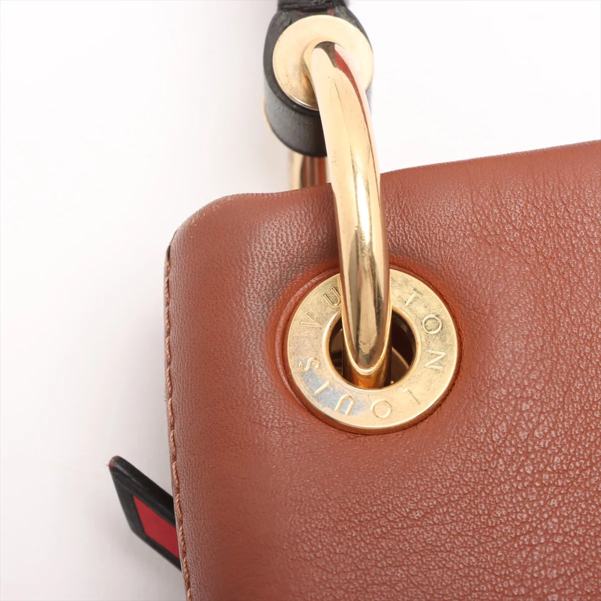 Louis Vuitton Monogram Tuileries Besace Hobo Bag Brown
