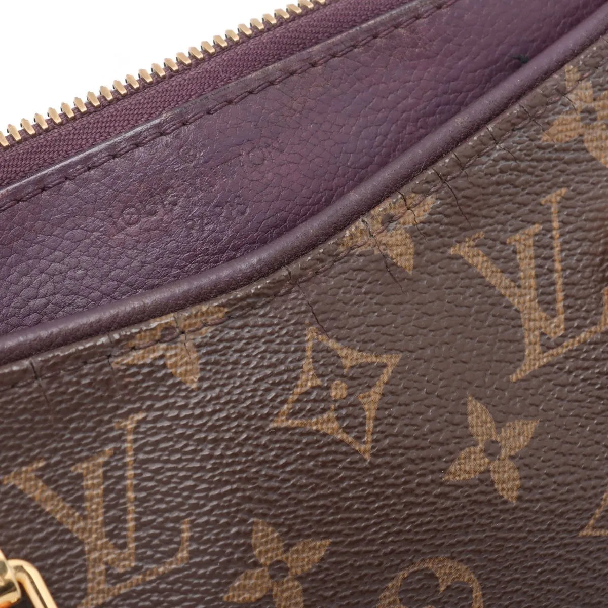 Louis Vuitton Monogram Pallas Brown x Purple